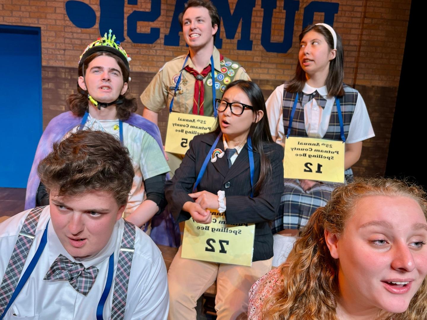photo from Human Communication and Theatre performance of The 25th Annual Putnam County Spelling Bee