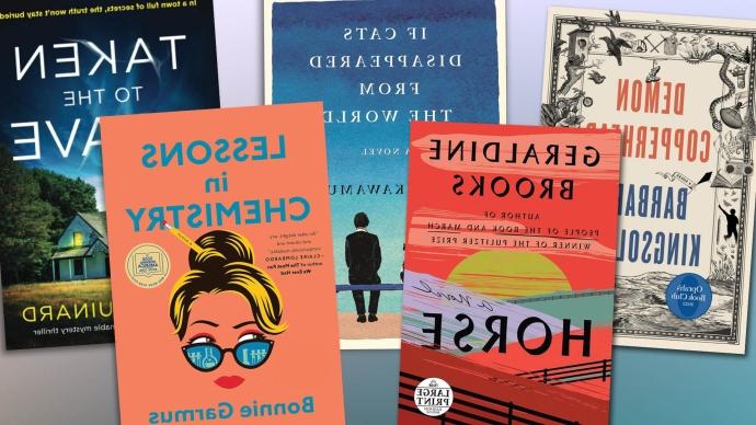 a collage of the book covers of some of Coleen Grissom's 2023年冬 lit picks