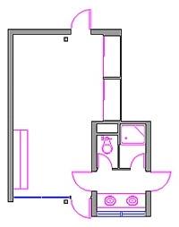 CAD drawing for room layout
