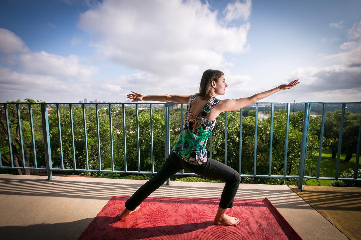 Default: Yoga with a view