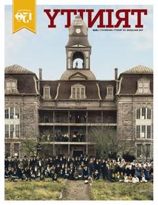 The 2019 赌博娱乐平台网址大全杂志 cover shows a colorized image of the original Techuacana Campus